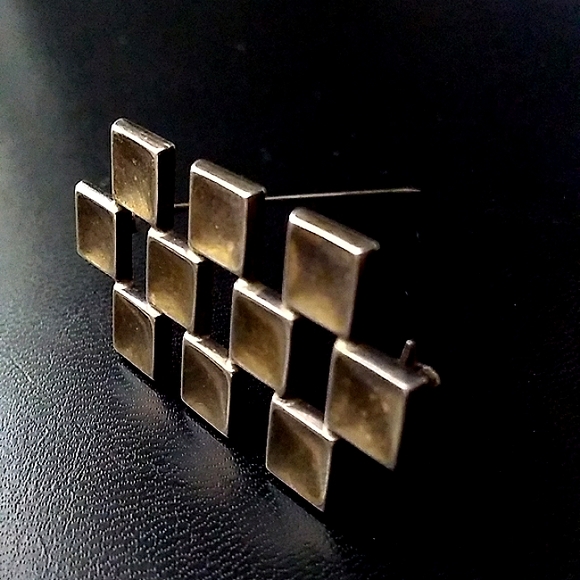 c1960s David Anderson - Norway Sterling Silver Modernist Brooch Pin VINTAGE - Picture 12 of 16